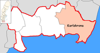 Karlskrona in Blekinge county