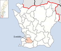 Svedala in Skåne county
