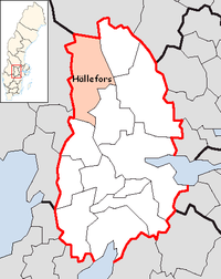 Hällefors in Örebro county