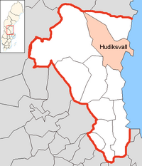 Hudiksvall in Gävleborg county