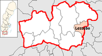 Lessebo in Kronoberg county