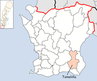 Tomelilla in Skåne county