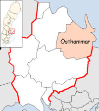Östhammar in Uppsala county