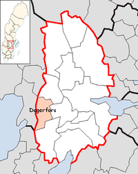 Degerfors in Örebro county