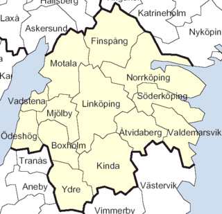 Östergötland läns karta